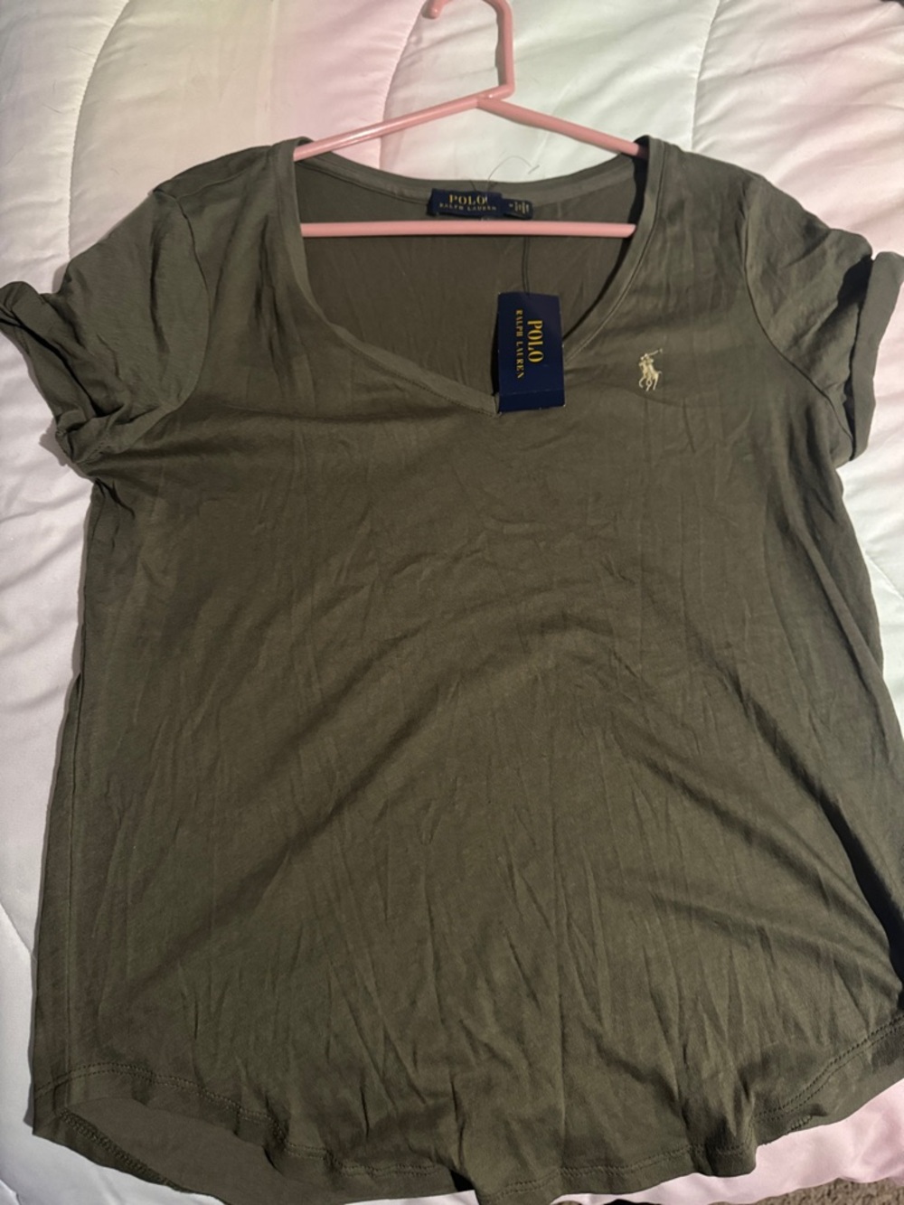 Polo by Ralph Lauren Olive Women's Tee